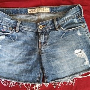 Hollister Distressed Jean Shorts